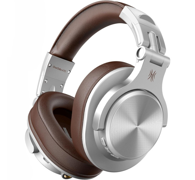 OneOdio Навушники OneOdio Fusion A70 Bluetooth+3,5мм/6,35мм Silver/Brown (A70 Silver Brown)