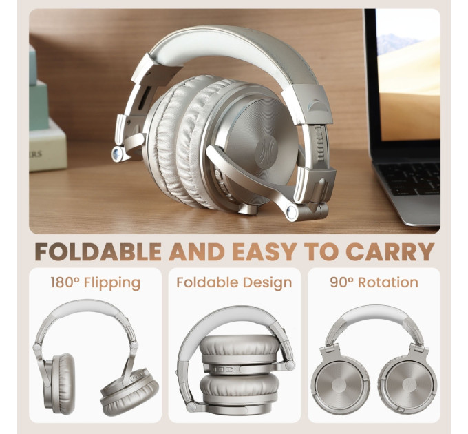 OneOdio Навушники OneOdio Studio Pro C Bluetooth+3,5мм Silver (Pro C Silver)