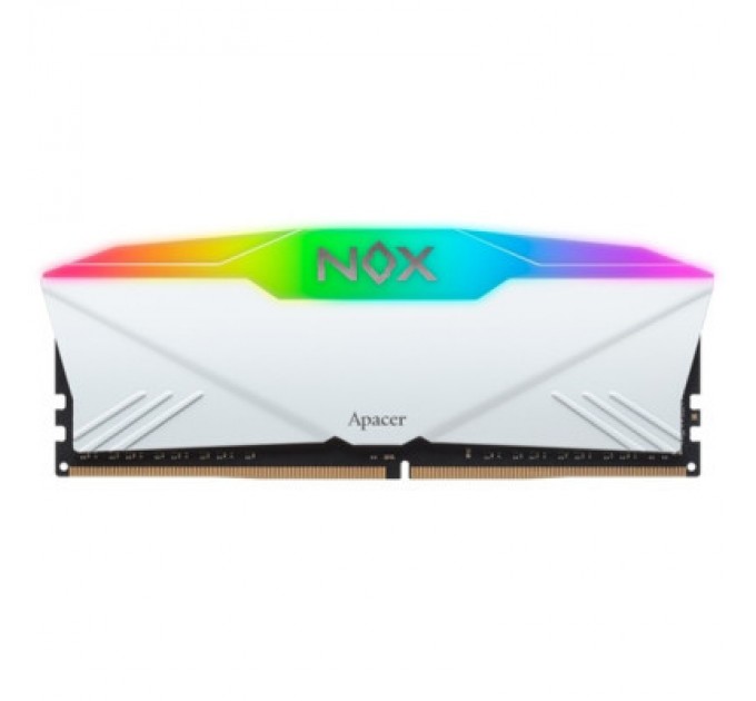 Модуль пам'яті для комп'ютера DDR4 16GB (2x8GB) 3200 MHz NOX RGB White Apacer (AH4U16G32C28YNWAA-2)