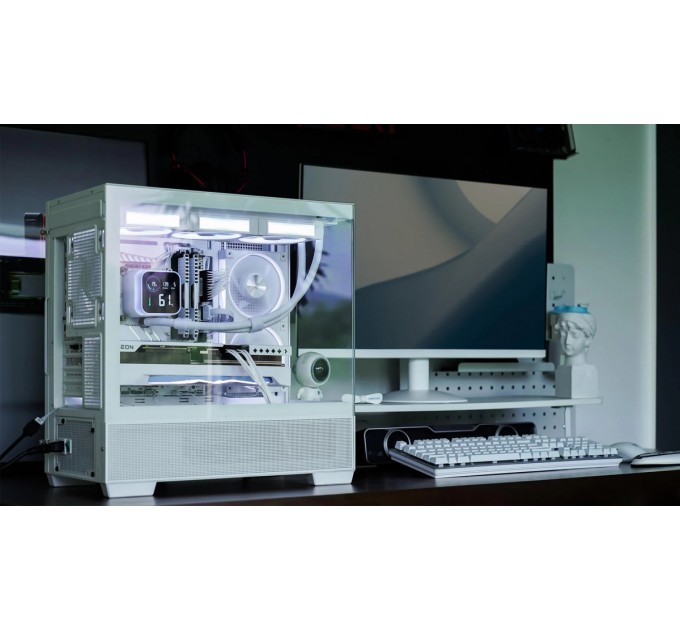 Корпус DeepCool CG380 3F White (R-CG380-WHAGM3-G) без БЖ
