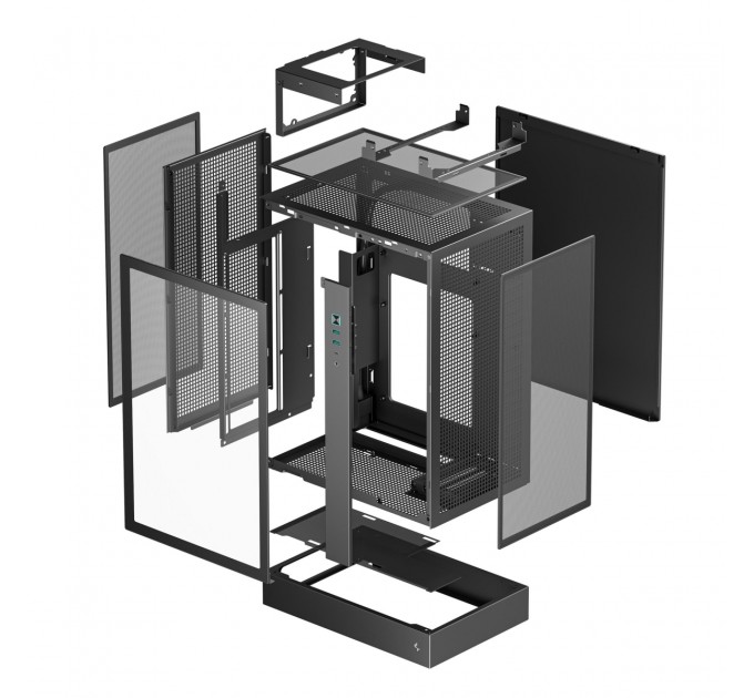 Корпус DeepCool CH170 Plus (R-CH170-BKNGM0-G) без БЖ