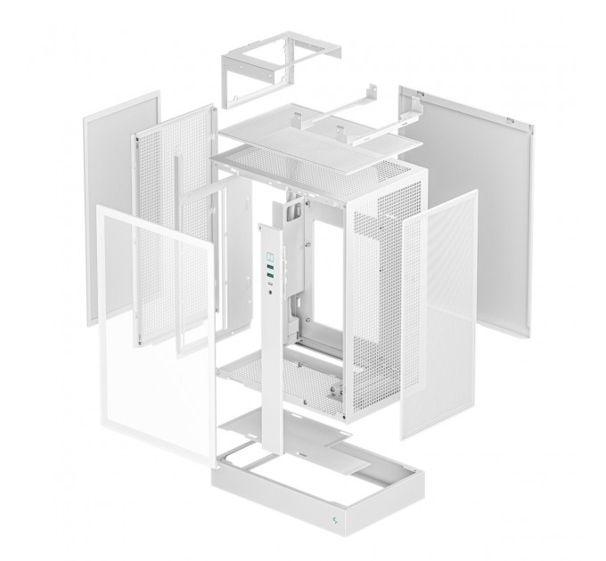Корпус DeepCool CH170 Plus White (R-CH170-WHNGM0-G) без БЖ