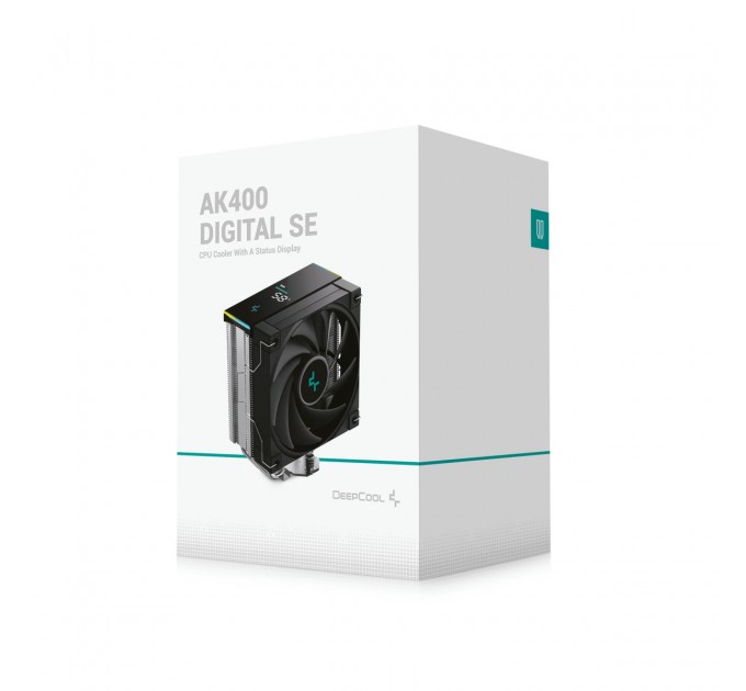 Кулер процесорний DeepCool AK400 Digital SE Black (R-AK400-BKADMN-GJD)