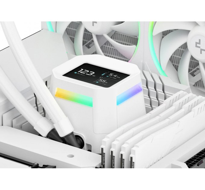 Система водяного охолодження DeepCool LM360 WH (R-LM360-WHDMMC-1)