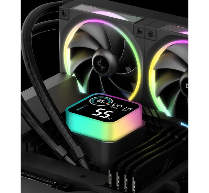 Система водяного охолодження DeepCool LQ360 Ultra ARGB Black (R-LQ360-BKASMC-G-1)