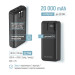 ColorWay Батарея універсальна ColorWay 20 000 mAh Optimal Power PD/22.5W, QC/3.0, Black (CW-PB200LPB5BK-PDD)