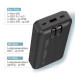 ColorWay Батарея універсальна ColorWay 20 000 mAh Optimal Power PD/22.5W, QC/3.0, Black (CW-PB200LPB5BK-PDD)