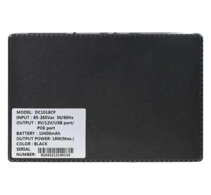 TTN Пристрій безперебійного живлення TTN DC-1018P 18W 12000mAh (DC-1018P 12k)