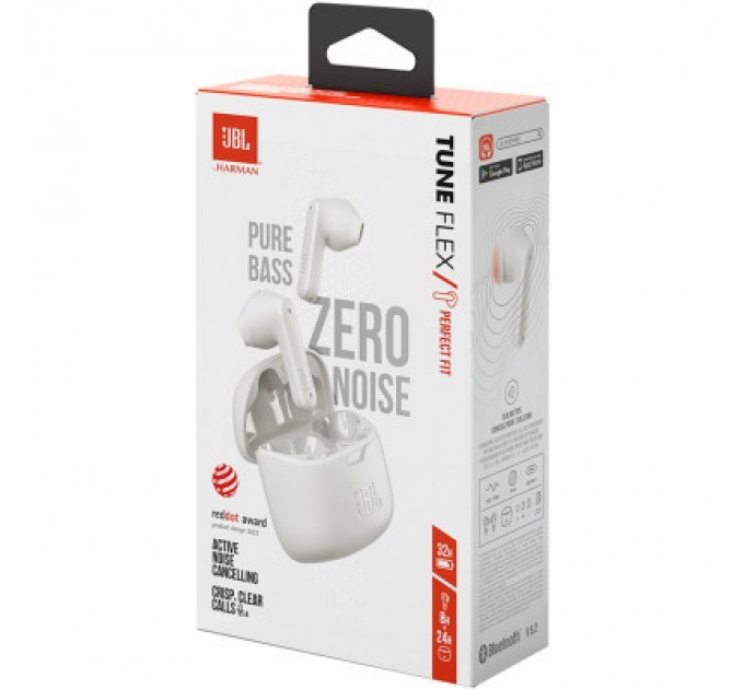 JBL Навушники JBL Tune Flex White (JBLTFLEXWHT)