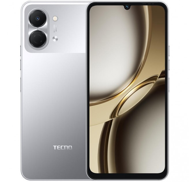 Смартфон Tecno Spark Go 3 (KN3) 4/128GB Titanium Grey (4894947105296)