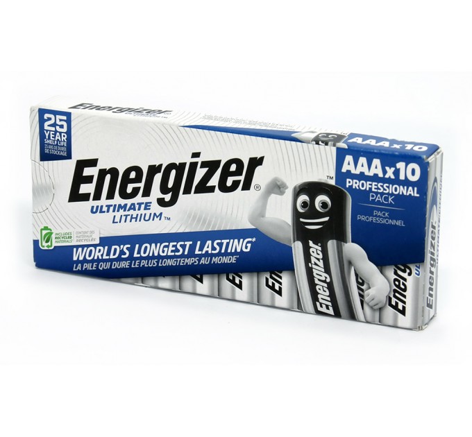 Батарейка Energizer Ultimate Lithium L92 AAA/LR03 BL 10шт