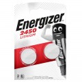 Батарейка Energizer 2450 Lithium, CR2450 BL 2шт