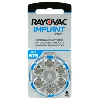 Батарейка Rayovac PRO+ 675 (675CP-6IMPMF) BL 6 шт (для слухових апаратів)