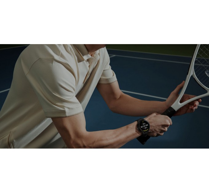 Смарт-годинник Xiaomi Watch 2 Pro Black Case with Black Fluororubber Strap (BHR7211GL)