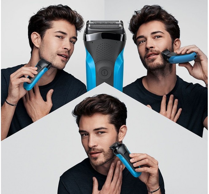 Електробритва Braun Series 3 310BT Black/Blue
