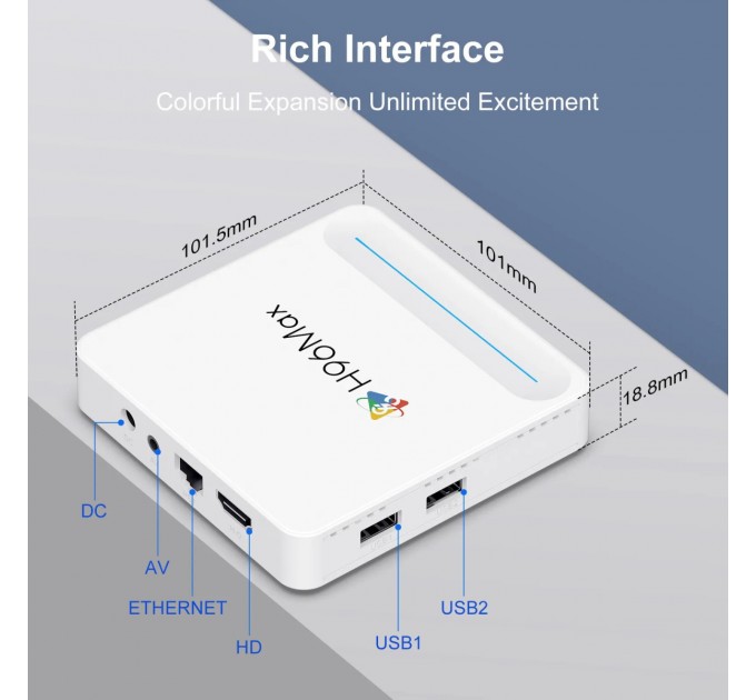 TV приставка H96 Max H618 Plus 4/32GB