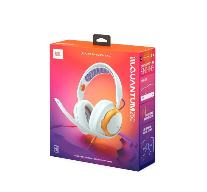 JBL Гарнiтура JBL Quantum 250 Teal (JBLQTUM250TEL)