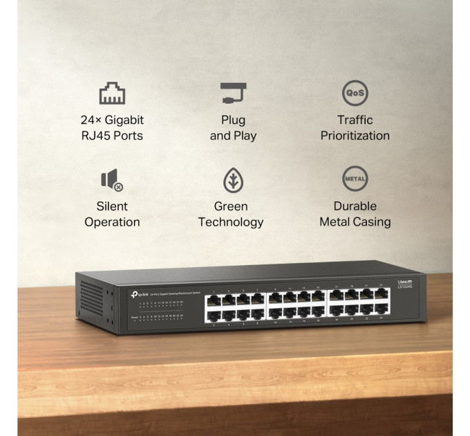 TP-Link Комутатор TP-Link LS1024G