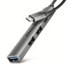 AXAGON Концентратор USB3.2 4PORT 0.12M HUE-STC AXAGON