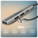 AXAGON Концентратор USB3.2 4PORT 0.12M HUE-STC AXAGON