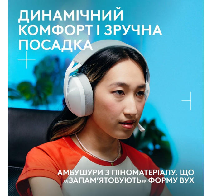 Logitech Гарнітура Logitech G321 Lightspeed White (981-001569)