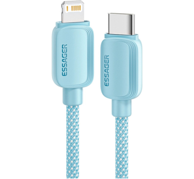 Essager Дата кабель USB-C to Lightning 1.0m 20W blue Essager (EXCTL-WL03-P)