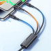 Essager Дата кабель USB 2.0 AM to Lightning + Micro 5P + USB-C 1.2m 100W Essager (EXCMTL-JJ01-P)