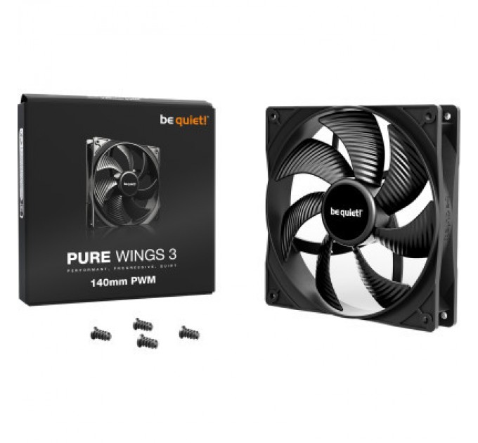 Кулер до корпусу Be quiet! PURE WINGS 3 140mm PWM (BL108)