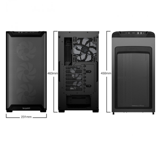 Корпус Be quiet! PURE BASE 501 LX чорний (BGW78)