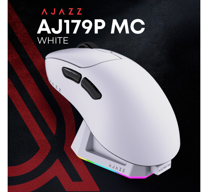 Ajazz Миша бездротова Ajazz AJ179P MC White (AJ179P-MC-W)