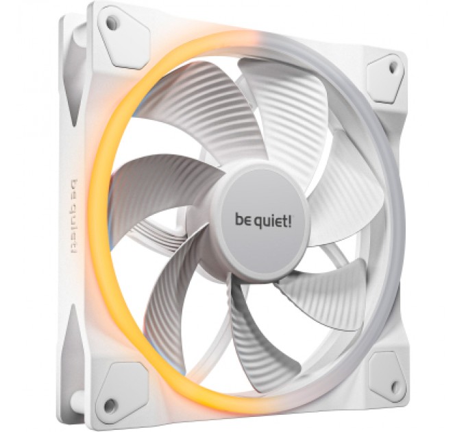 Кулер до корпусу Be quiet! Light Wings 140mm PWM Reverse білий (BL135)