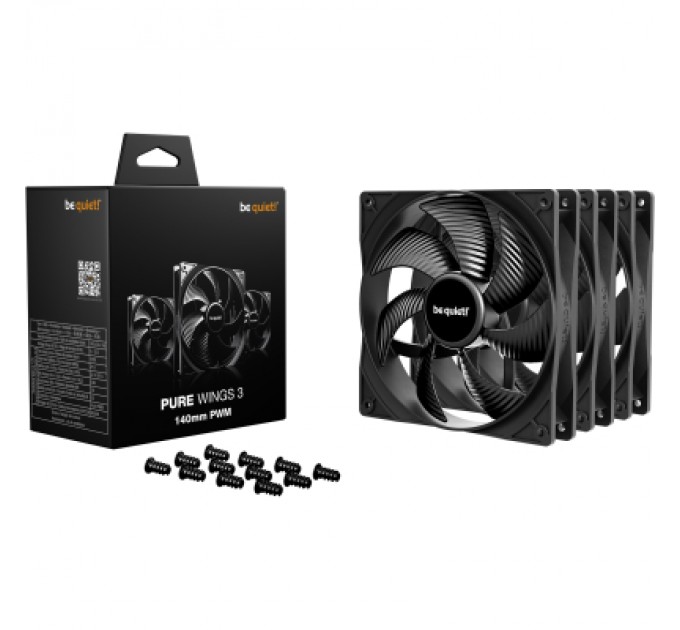 Кулер до корпусу Be quiet! PURE WINGS 3 140mm PWM в компл (BL139)