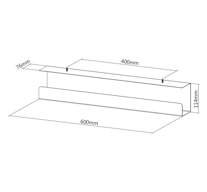 Органайзер для кабелю OfficePro CT255 Black