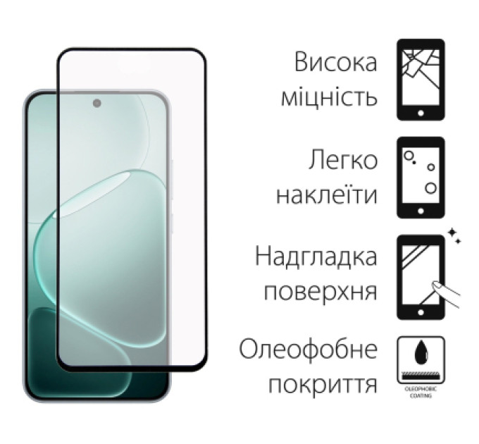 Dengos Скло захисне Dengos Full Glue OPPO A6 Pro 4G Black (TGFG-431)
