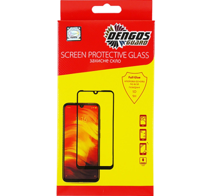 Dengos Скло захисне Dengos Full Glue Samsung Galaxy A37 Black (TGFG-433)