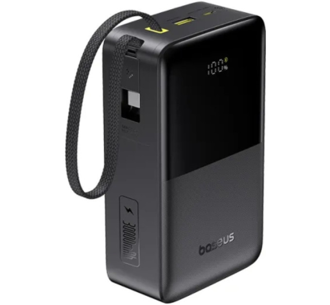 Baseus Батарея універсальна Baseus EnerFill FC51 Bipow2 Pro 30000mAh 22,5W build cab.USB-C black (E0028100)