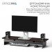 Підставка для монітора OfficePro MR161DW Dark Wood/Black