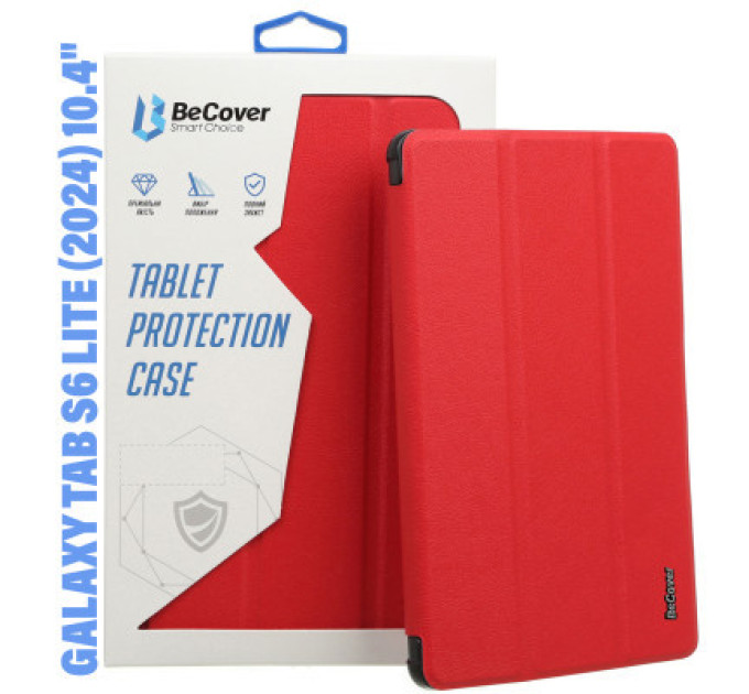 BeCover Чохол до планшета BeCover Smart Case Samsung Tab S6 Lite (2024) 10.4" P620/P625/P627 Red (710817)