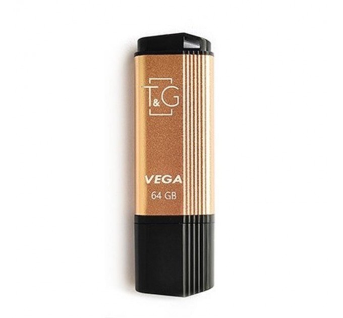 Флеш-накопичувач USB 64GB T&G 121 Vega Series Gold (TG121-64GBGD)