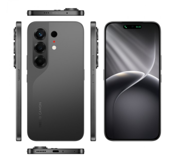 Мобільний телефон Tecno Camon 50 8/256Gb Moonshadow Black (4894947116155)