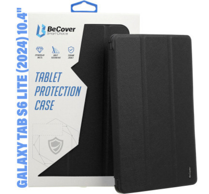 BeCover Чохол до планшета BeCover Soft Edge Stylus Mount Samsung Tab S6 Lite (2024) 10.4" P620/P625/P627 Black (710836)