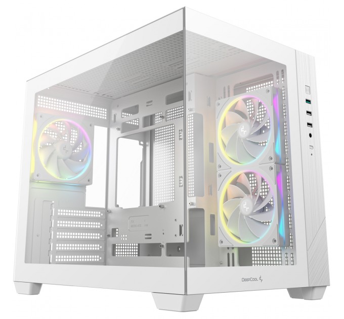 Корпус DeepCool CG330 3F White (R-CG330-WHNGM3-G) без БЖ