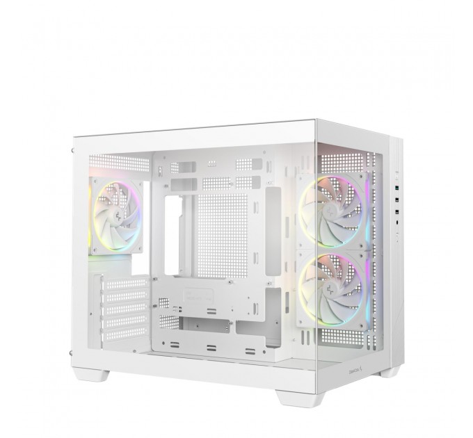 Корпус DeepCool CG330 3F White (R-CG330-WHNGM3-G) без БЖ