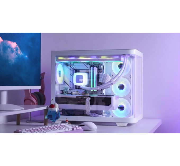 Корпус DeepCool CG530U 4F White (R-CG530U-WHAGA4-G) без БЖ