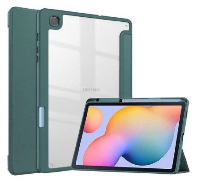 BeCover Чохол до планшета BeCover Soft Edge Stylus Mount Samsung Tab S6 Lite (2024) 10.4" P620/P625/P627 Dark Green (710838)