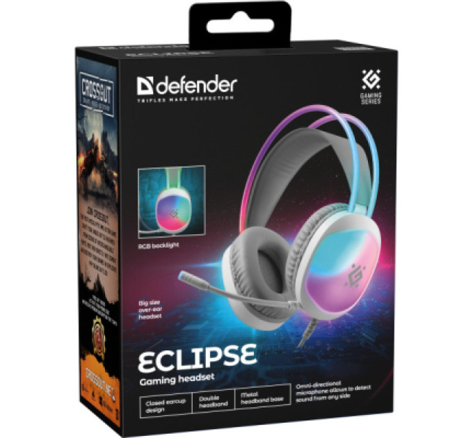 Defender Навушники Defender Eclipse USB White (62440)
