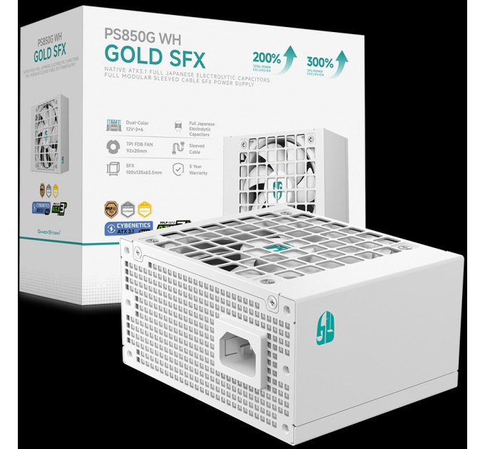 Блок живлення DeepCool GamerStorm PS850G 850W White (R-PS850G-FE0W-JGEU)