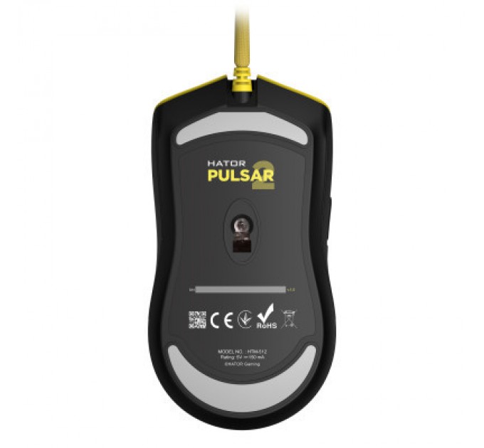 Hator Мишка Hator Pulsar 2 USB Yellow (HTM-512)