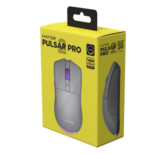 Hator Мишка Hator Pulsar 2 Pro USB Titanium (HTM-526)