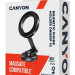 Canyon Універсальний автотримач Canyon Magnetic phone holder OnGrip 10 aluminum Black (CNS-CCHM10)